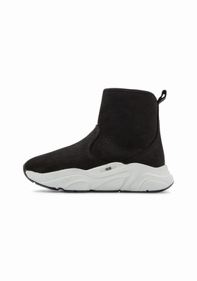 Rock High N42 Nubuck/Terry blk/offwhite Trooper Stiefel