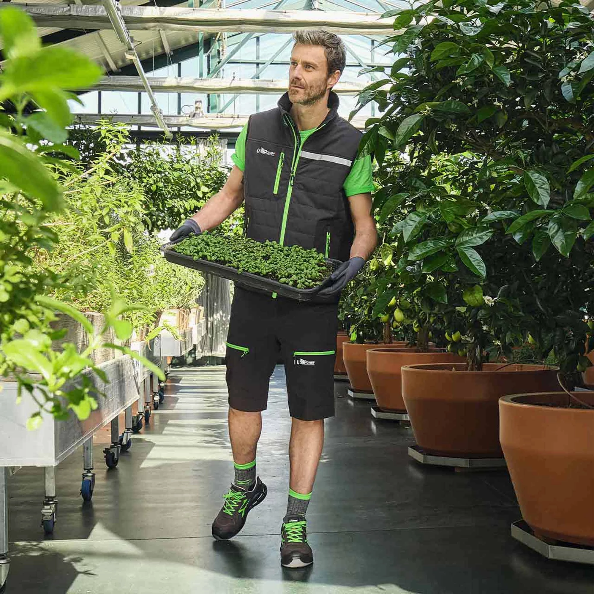 Sicherheitsschuhe Brogue Sicherheitsschuh S1P ESD | Veloursleder | Alu-Schutzkappe | rutschhemmend | U-Power Point ESD