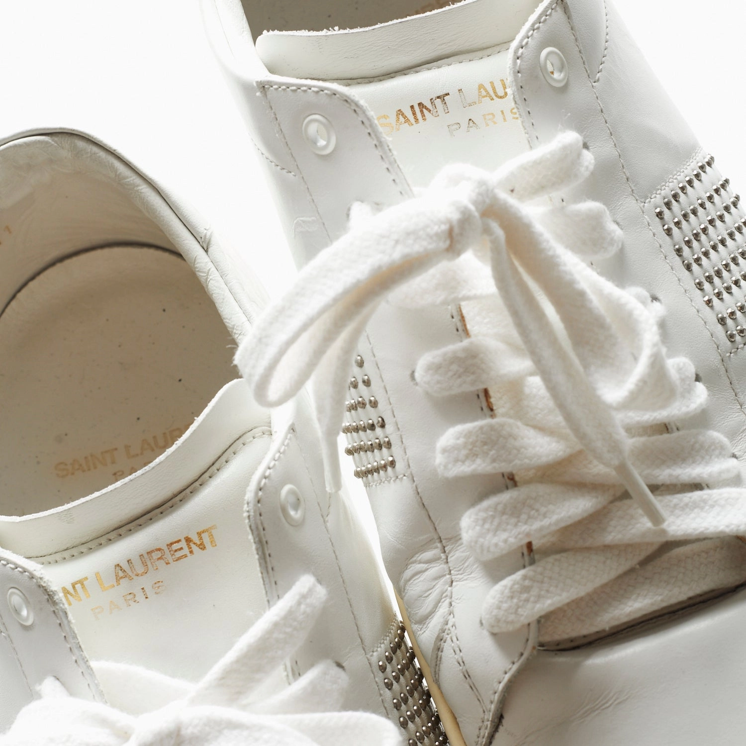 Plateau Sneaker Schwarz Lack SAINT LAURENT SNEAKER