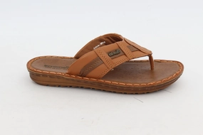 Aerowalk TAN Slipper with slip-on for male Pantoffeln Kamelhaar