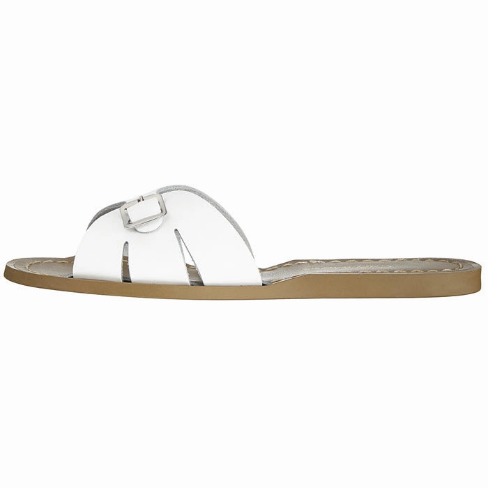 Salt Water Sandalen CLASSIC SLIDES white Sandalen Metallic Absatz