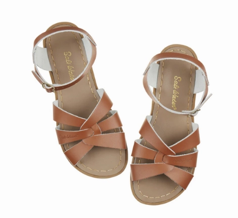 Saltwatersandals Original Tan Kinder. Heels Sandalen