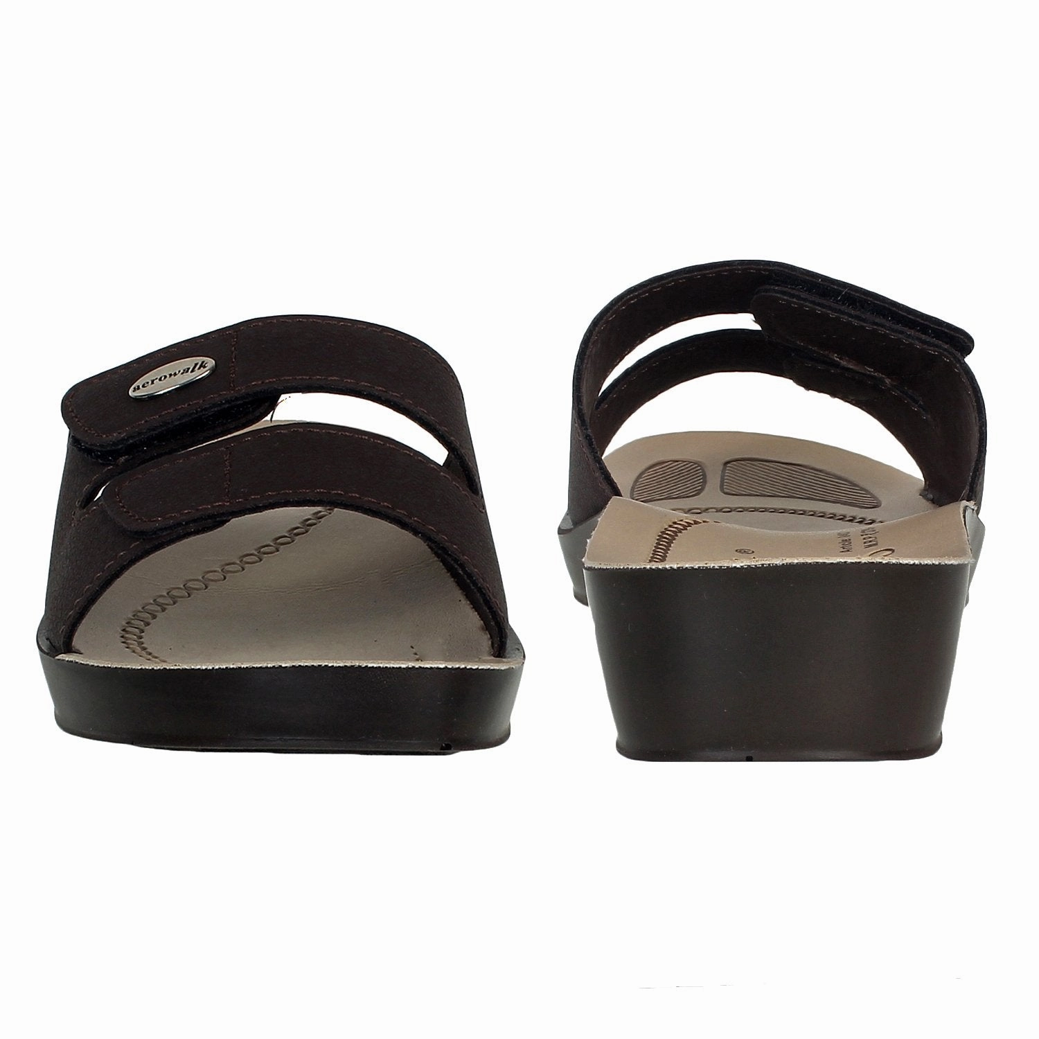 Adelheid Filz Pantoffeln Platz Hirsch Aerowalk Women Slipper #0402 - BROWN