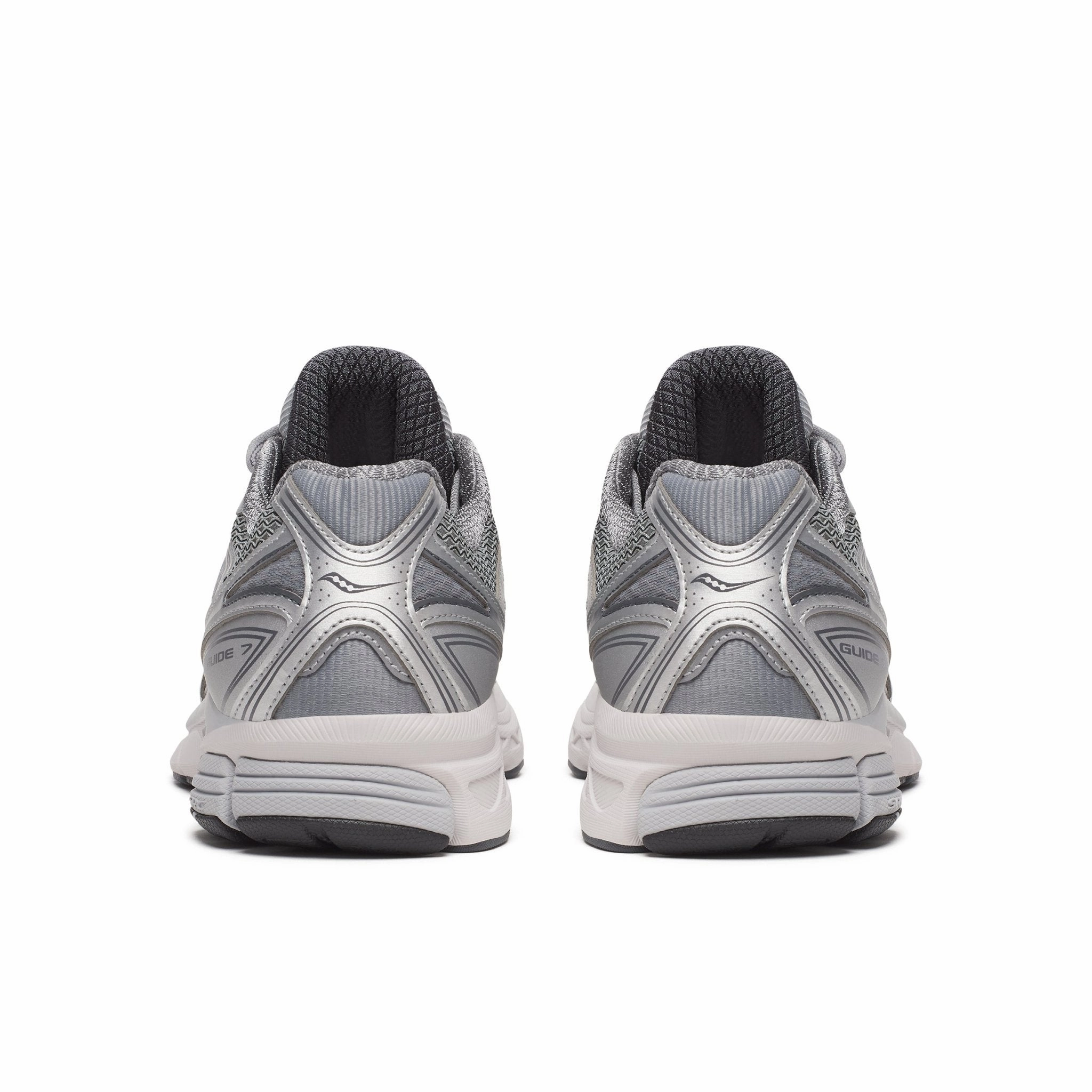Lederleggings Mit Sneaker Saucony Progrid Guide 7 Grey Silver