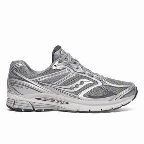 Tweed Sneaker Saucony Progrid Guide 7 Grey Silver