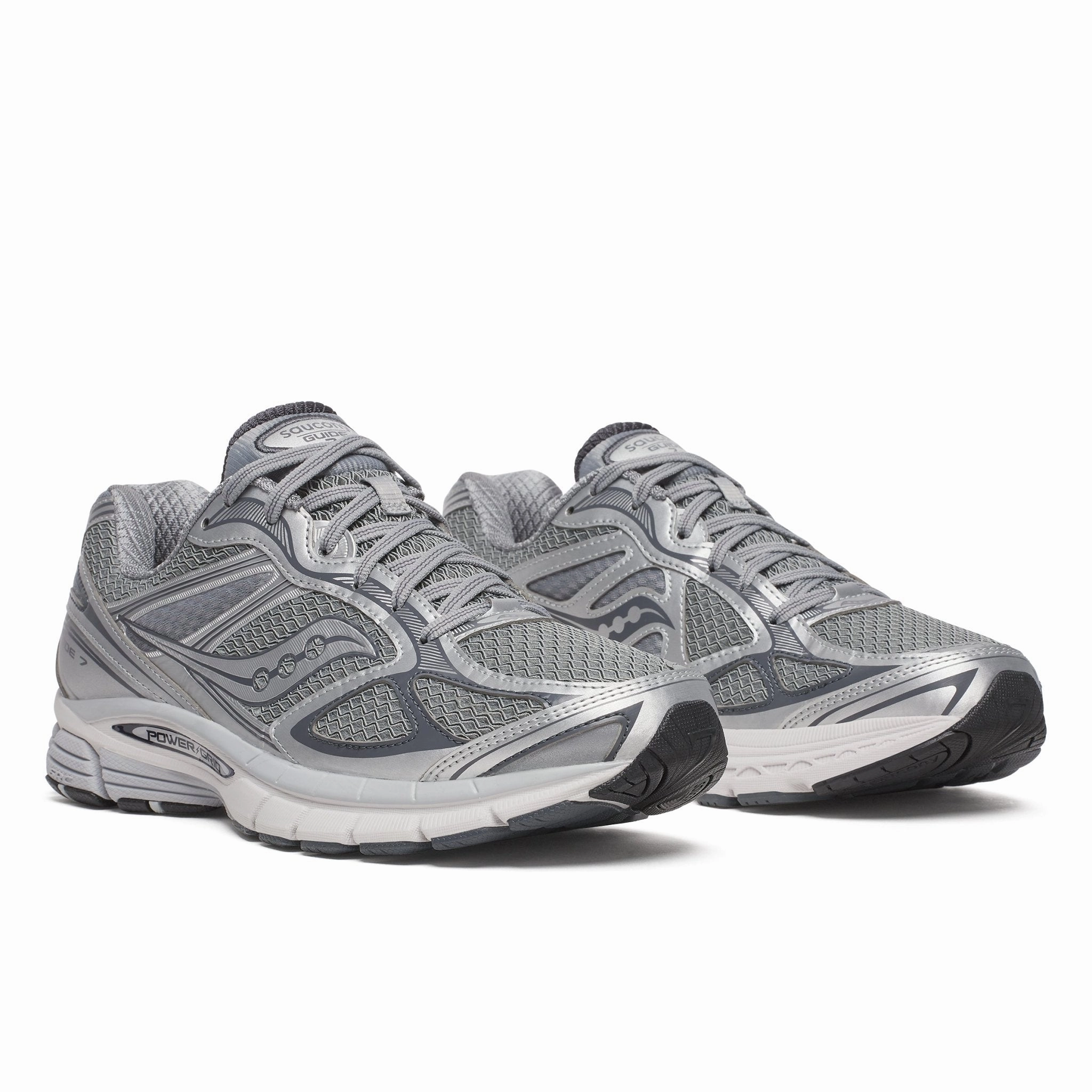 Saucony Progrid Guide 7 Grey Silver Arbeitsschutzschuhe Sneaker