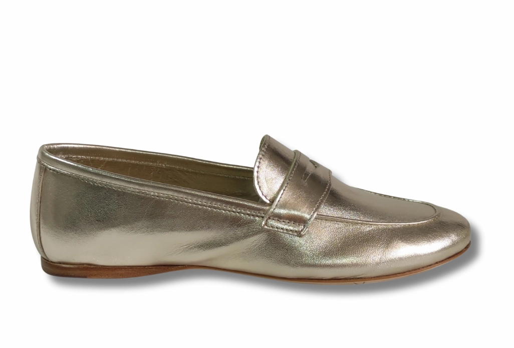 Pocket Iris Platino Dress Loafers With Suit