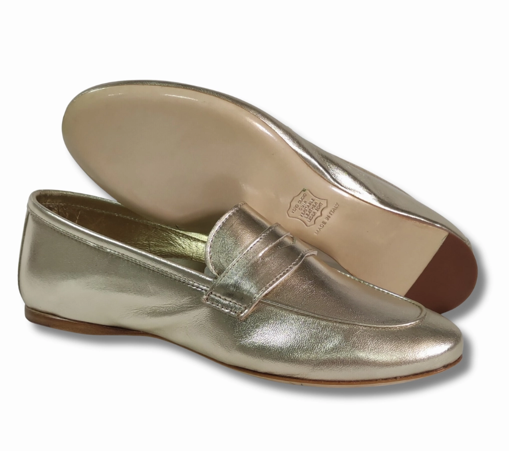 Pocket Iris Platino Penny Loafers How To Wear