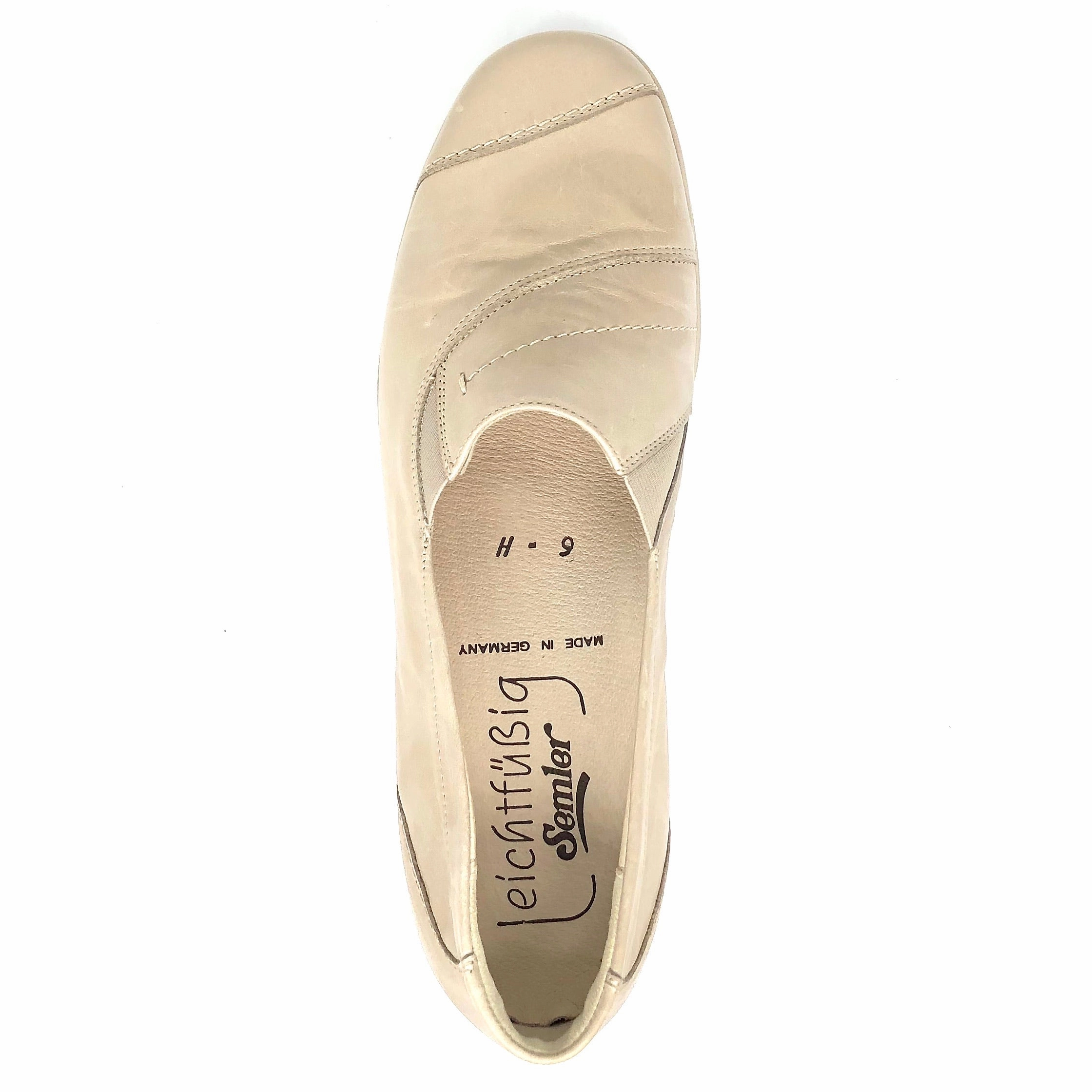 Damen Komfort Slipper Beige von Semler 11568 Pantoffeln Harry Potter