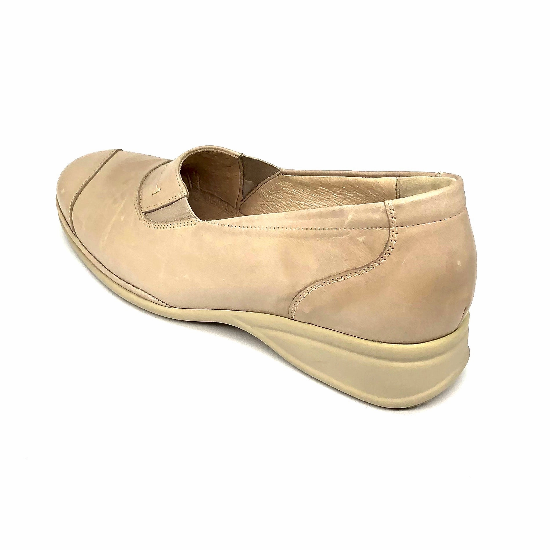 Damen Komfort Slipper Beige von Semler 11568 Pantoffeln Rohde Mit Wollfutter