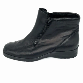 Damen Reissverschluss Stiefel Warmfutter Schwarz Semler 11723 Stiefel Patrizia Pepe