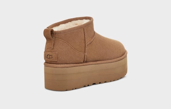UGG Plateau Classic Ultra Mini Chestnut Stiefel Reduziert