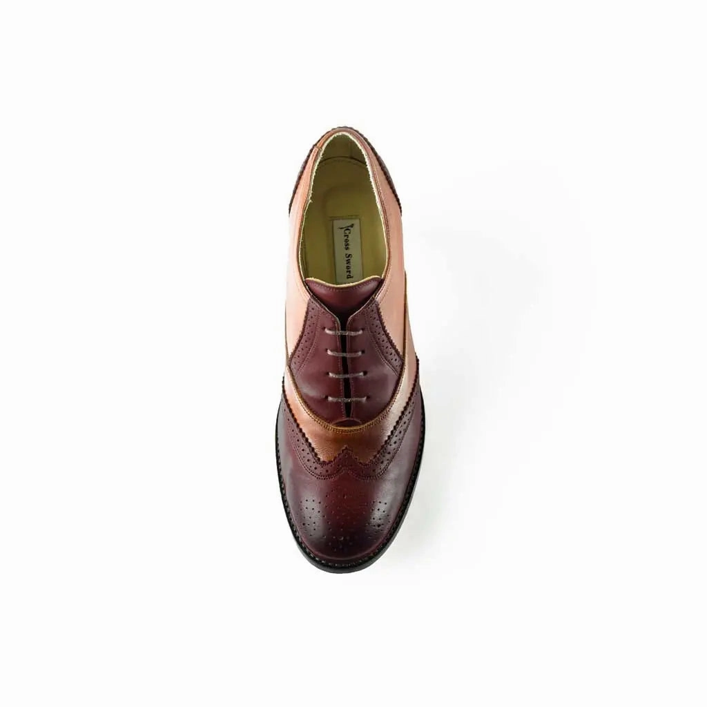 High Heels Without The Heel Jav Oxblood & Mahogany