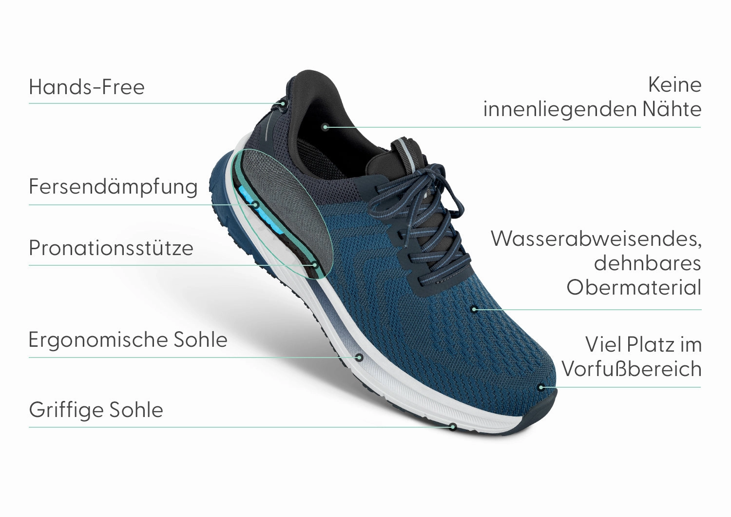 Weiße Sneaker Pflegen Tilos Hands-Free - Blue