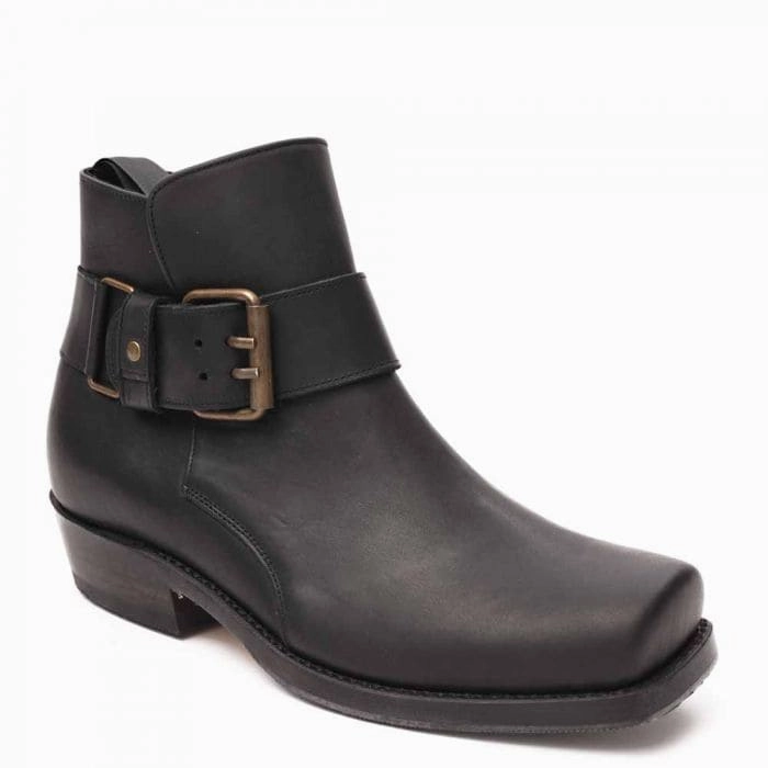 Kurze Stiefeletten Leder Sancho Bikerbottine 5585-71