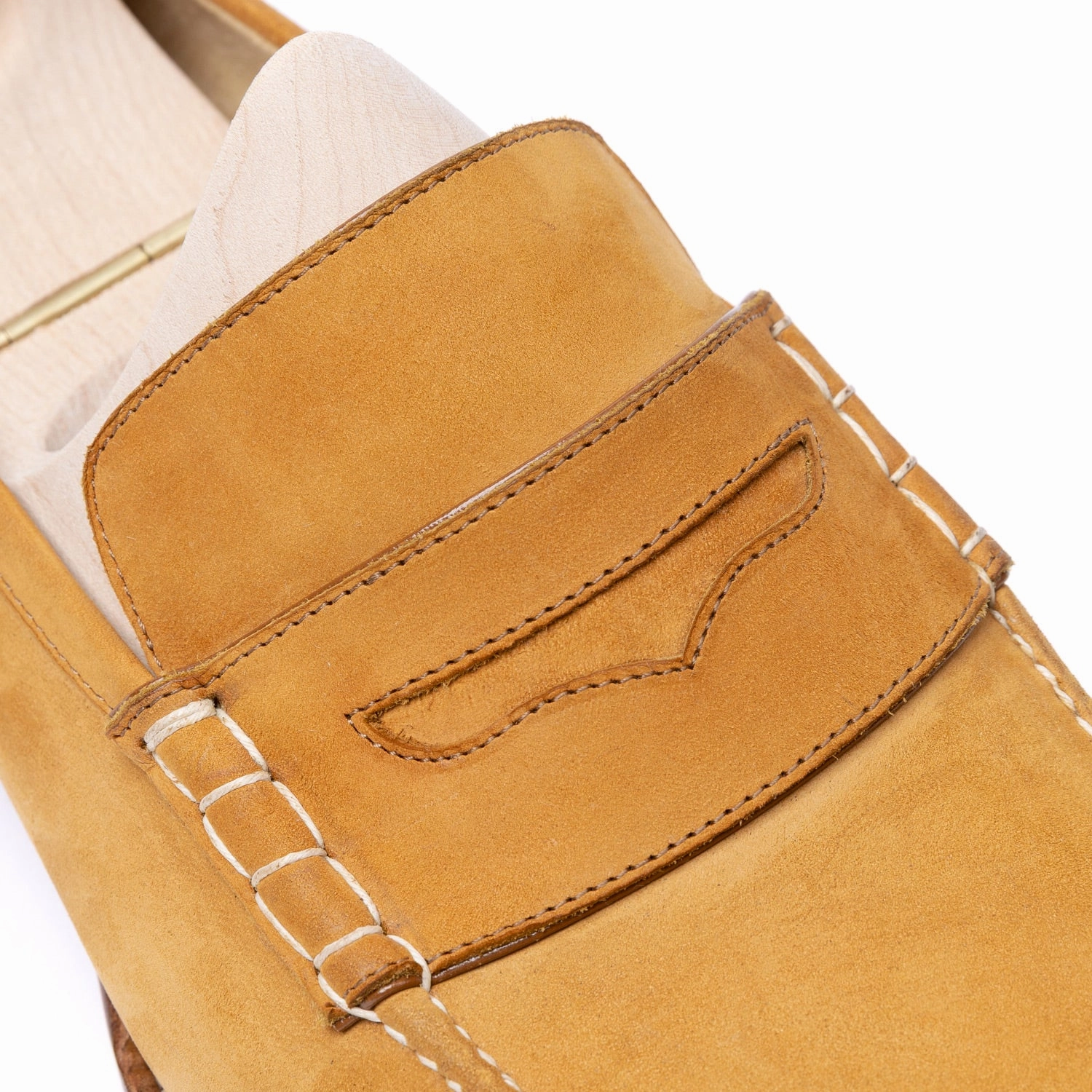 Flame Loafers Loafer "Beefroll Casual Penny" aus Nubuk-Kalbsleder - reine Handarbeit