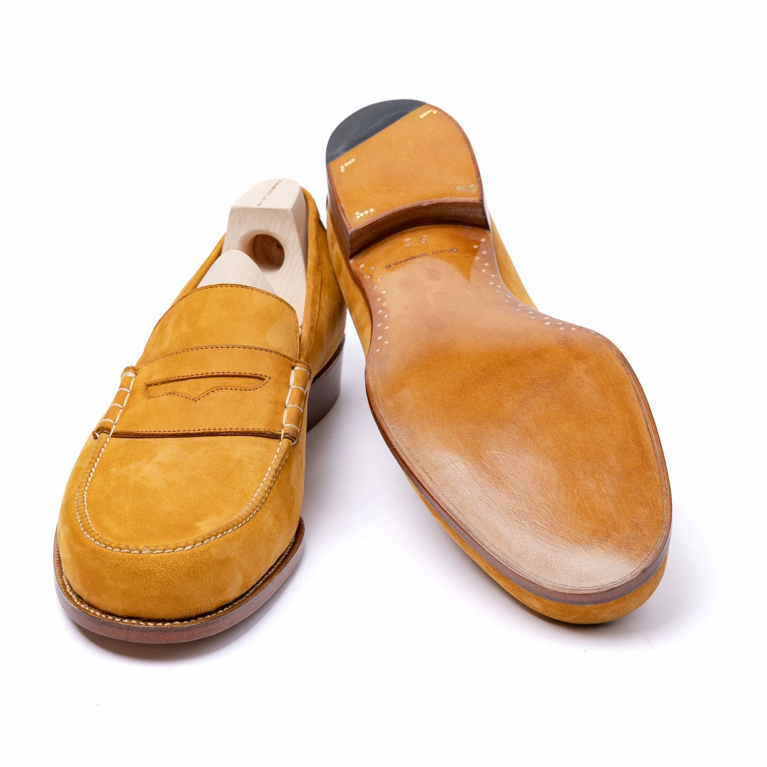 Loafer "Beefroll Casual Penny" aus Nubuk-Kalbsleder - reine Handarbeit Plaid Loafers