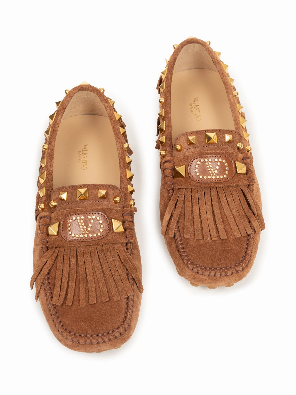 Loafer Rocksud mit Fransen Lederschuhe Zum Krempeln