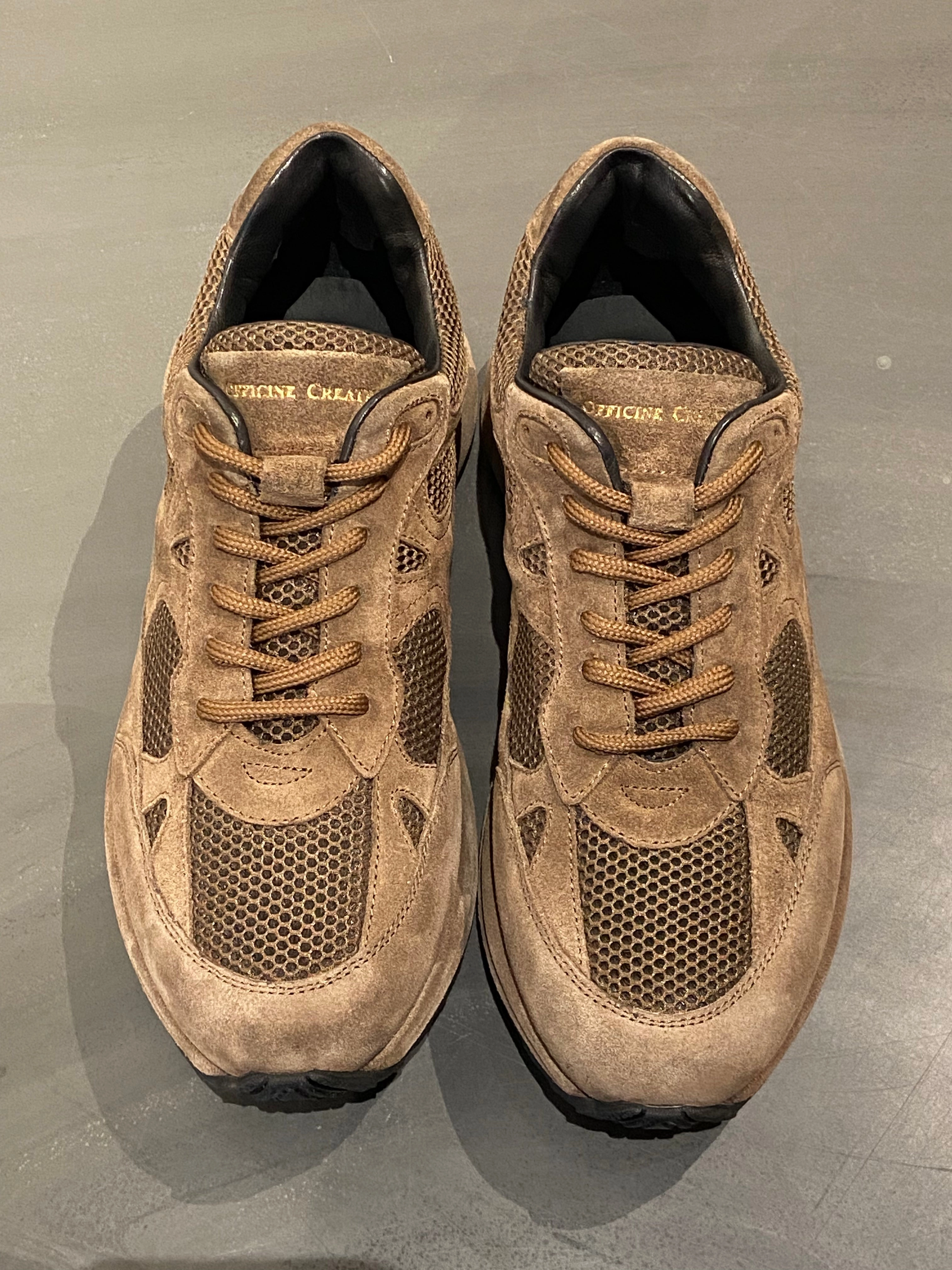 OFFICINE CREATIVE FAR AWAY/001 SNEAKER SUEDE BROWN Philipp Model Sneaker Sale