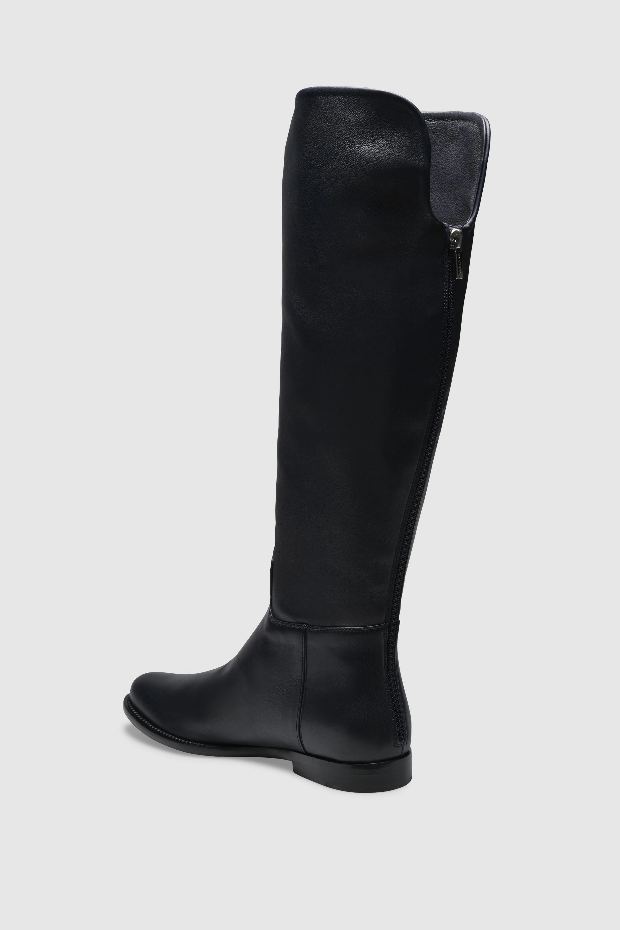 Stiefel 2922 Nappa Stretch Navy Stiefel Mit Wollschaft