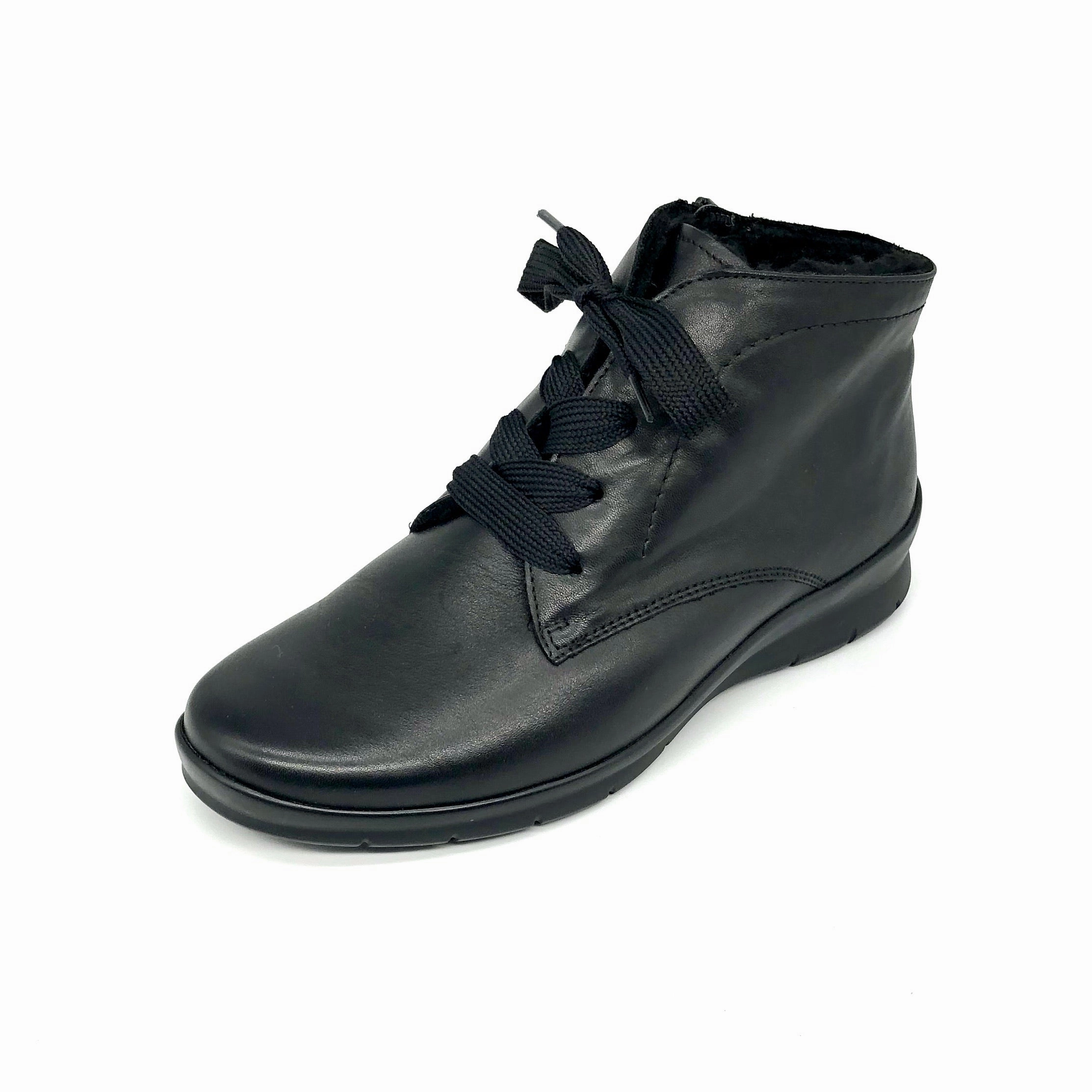 Damen Schnrer Stiefel Warmfutter Schwarz Semler 16800 L Autre Chose Stiefel