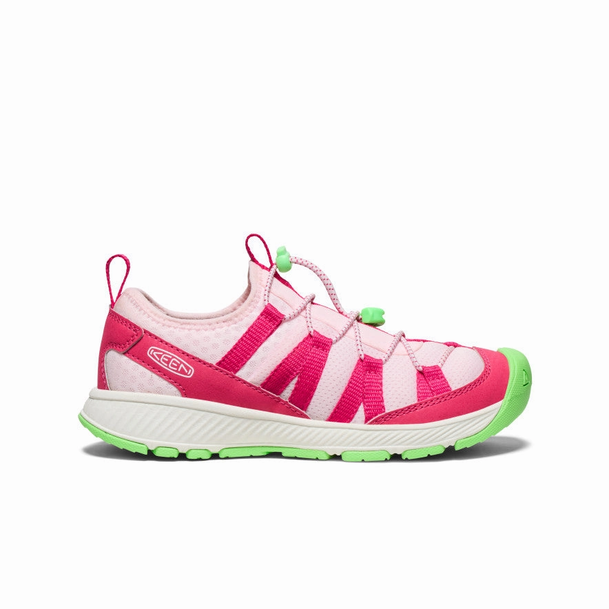 Sneaker Herren Mit Klettverschluss Big Kids' Motozoa Sneaker  |  Raspberry/Summer Green