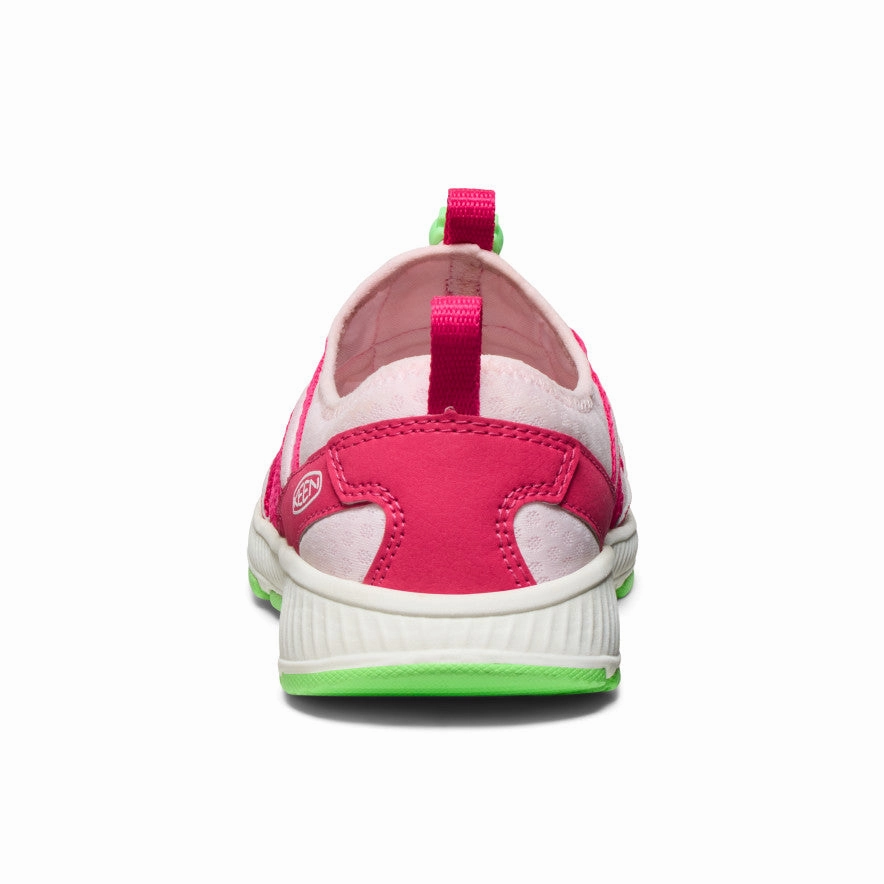 Slip One Sneaker Big Kids' Motozoa Sneaker  |  Raspberry/Summer Green