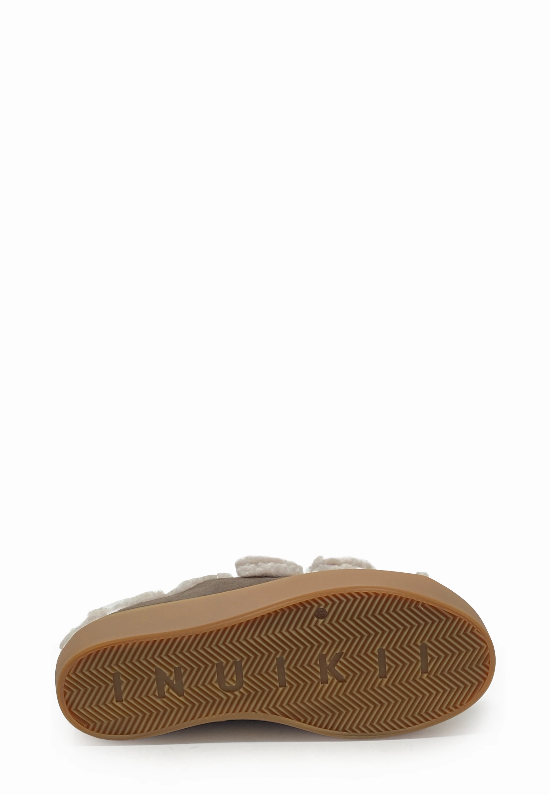 Shearling Low Velcro Klett Sneaker | Dark Brown Herren Sneaker 39