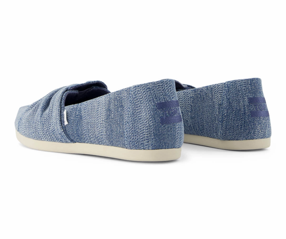 W's Alpargata Classic 3.0 Beachside Woven/Knot - Dark Sky Plüsch Pantoffeln Herz