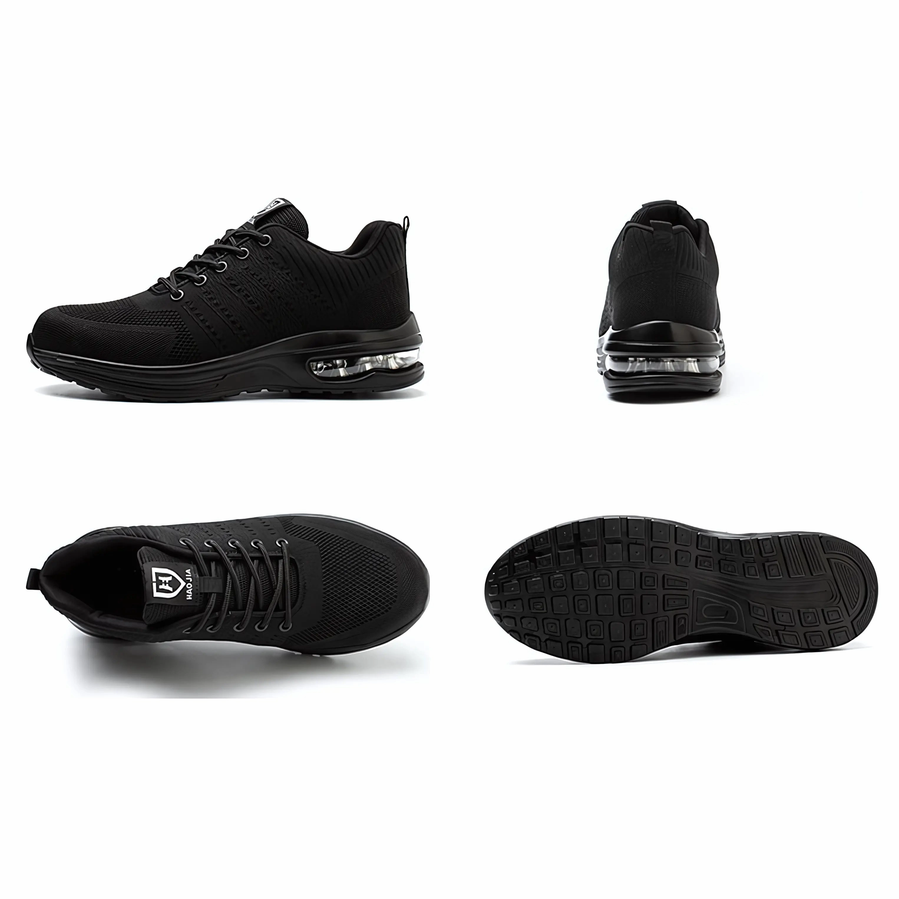 Sicherheitsschuhe Herren Leicht | Atmungsaktiv Rutschfest Hodey Sicherheitsschuhe