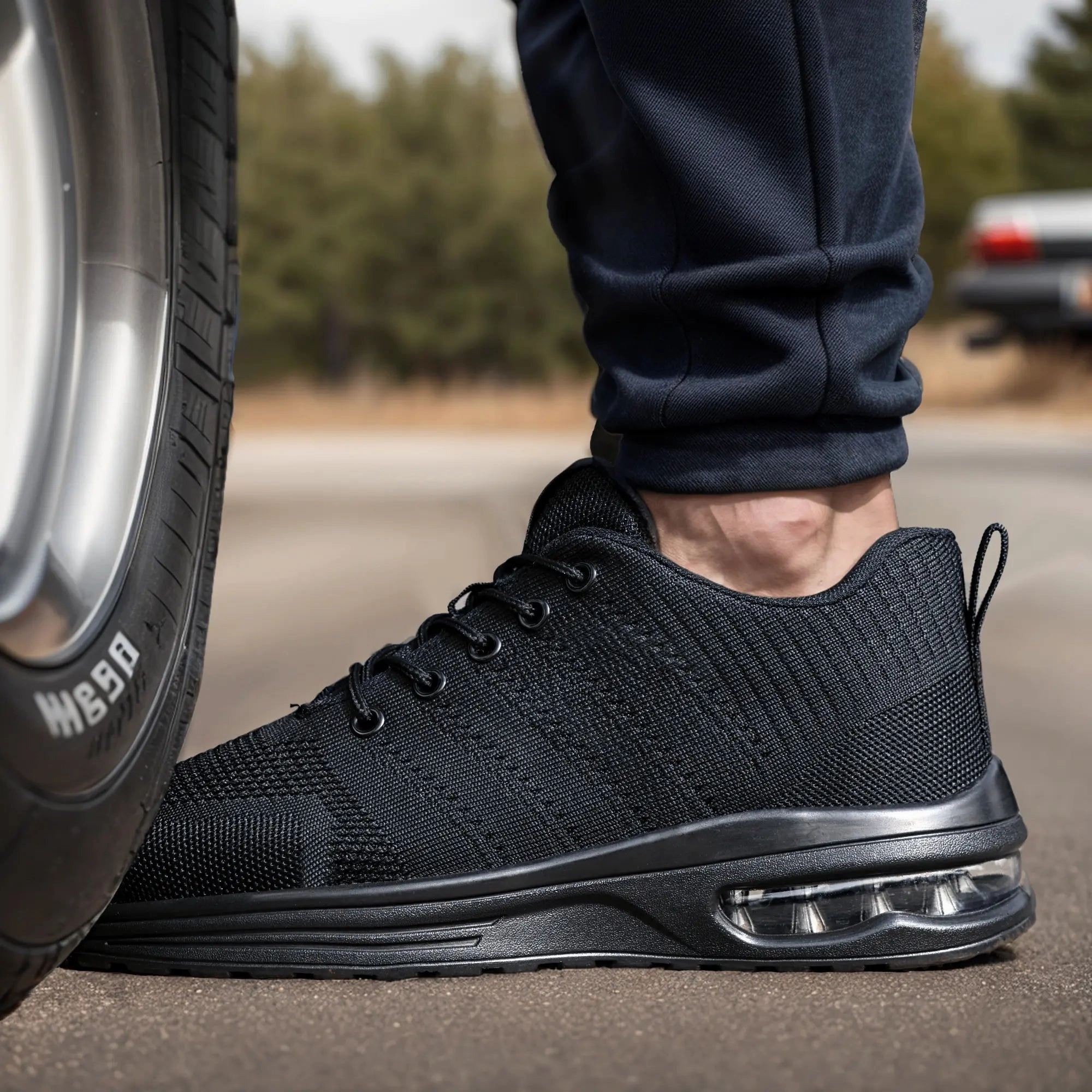 Sicherheitsschuhe Herren Leicht | Atmungsaktiv Rutschfest Sicherheitsschuhe S3 Norm