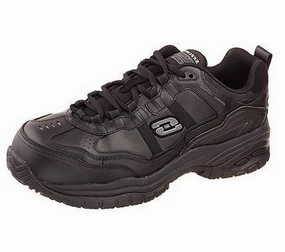 Kleine Instandsetzung Sicherheitsschuhe Skechers Work Soft Stride, mit super weicher Sohle wie auf Federn