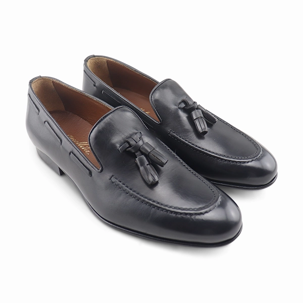 Pantoffeln Oez Slippers pelle nero