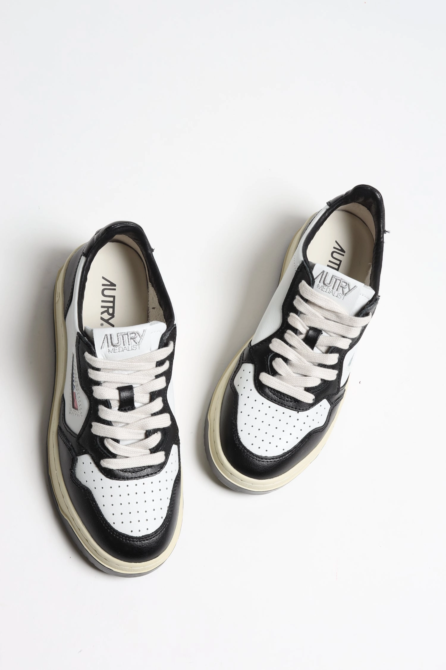 Sneaker Bicolor Up in Wei/Schwarz Ck Sneaker