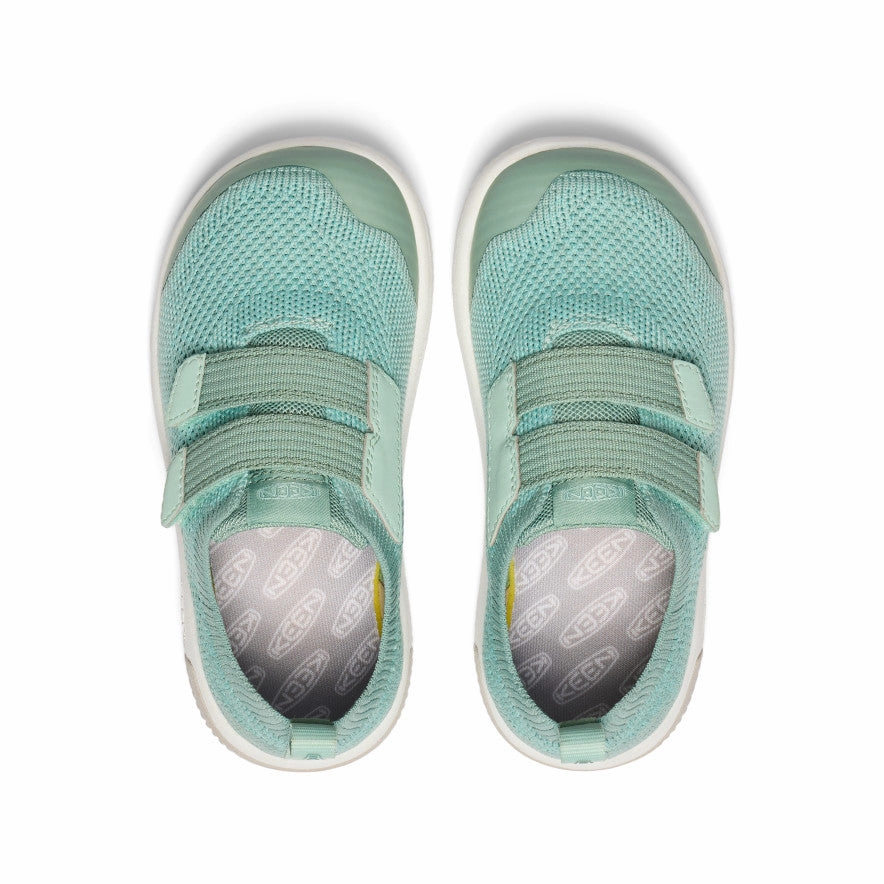 Little Kids' KNX Knit Double Strap  |  Granite Green/Lichen Sneaker Brautschuhe