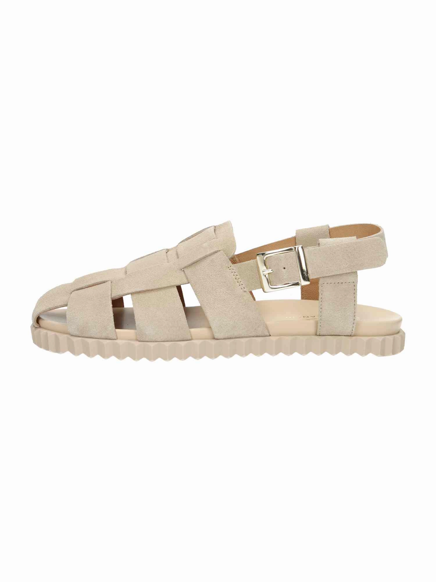 Alice Suede light beige Rieker Schuhe Sneaker