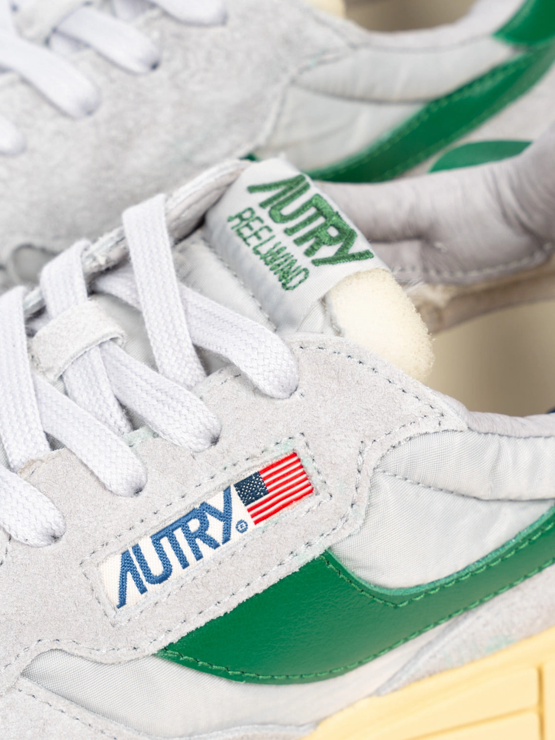 Reelwind Low Man - Grau/Grn Lebron Sneaker