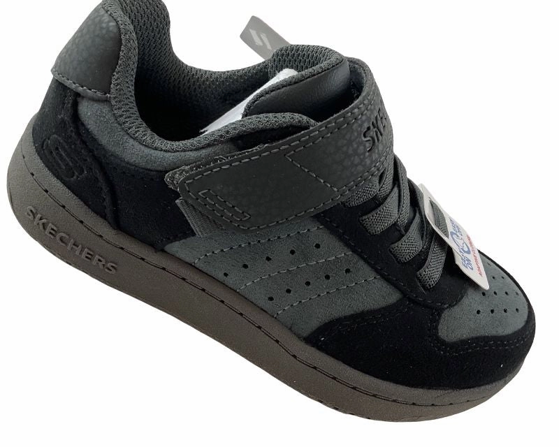 Sneaker 34 Kinder Skechers  Quick Street - Smooth Avenue 418023L/BKGY