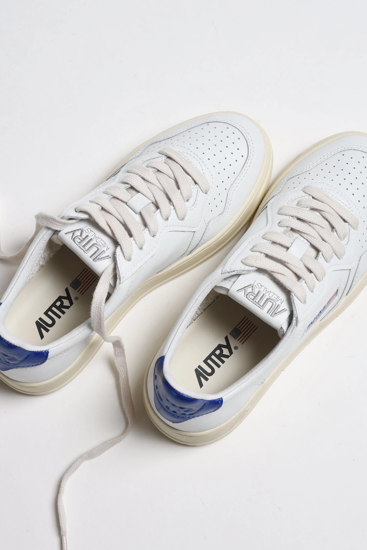 Geox Sneaker High Sneaker Medalist Low in Wei/Blau