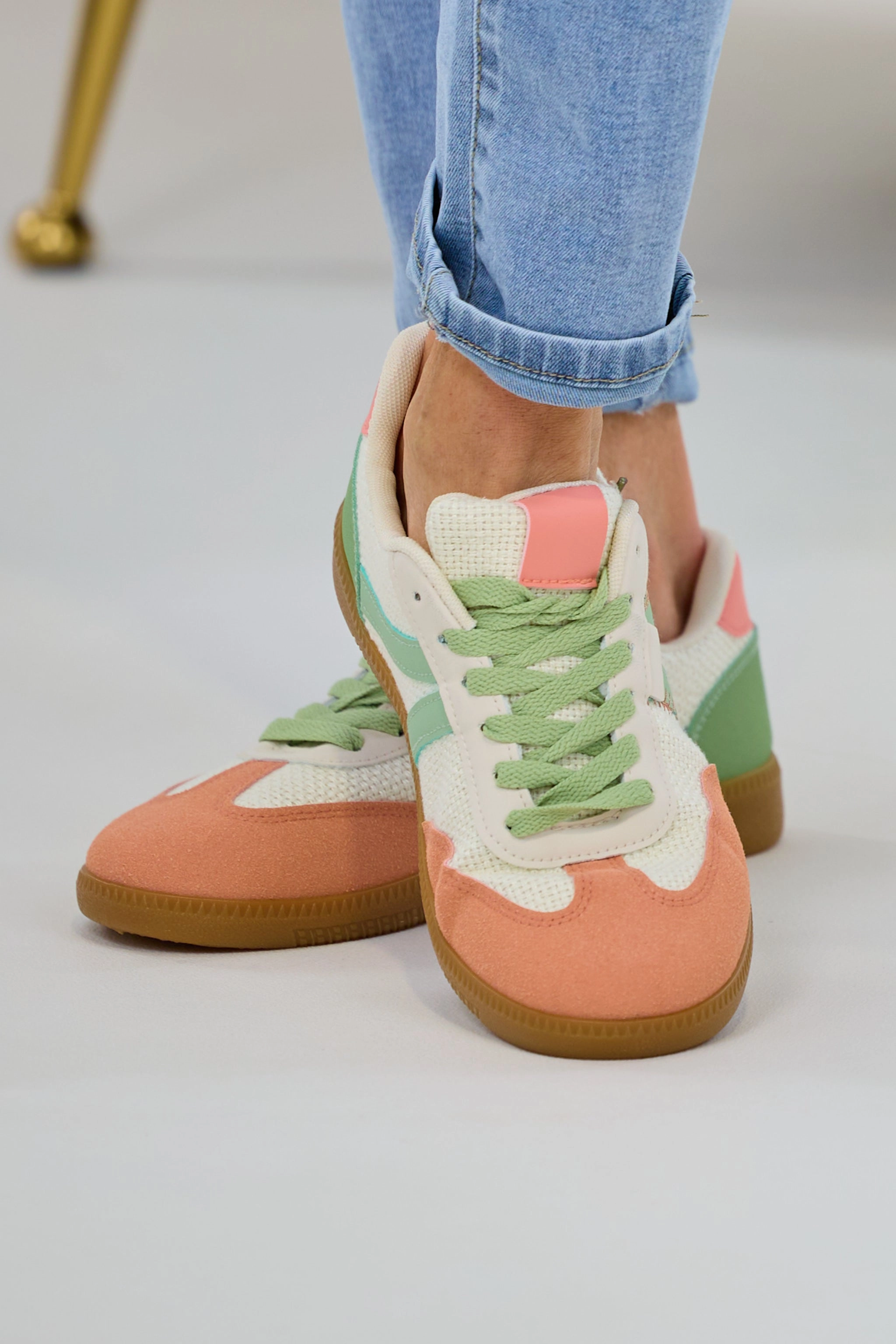 Originals Sneaker Low Sneaker mit gewebten Einstzen, creme-lindgrn-apricot