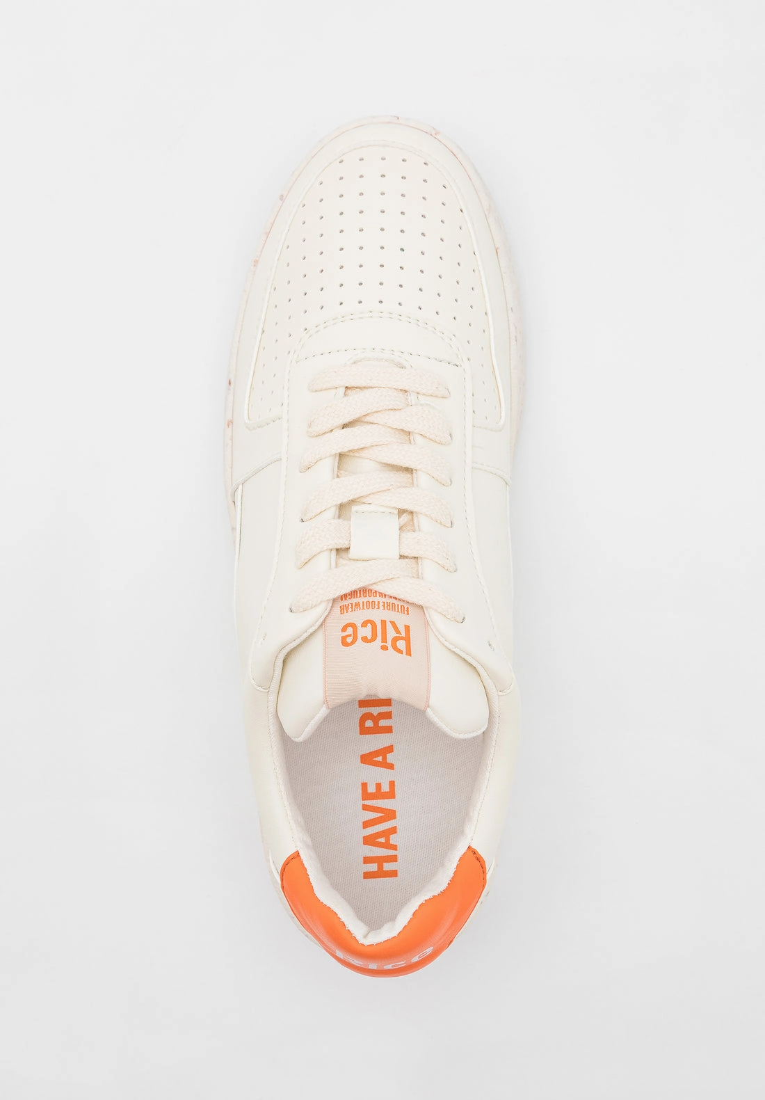 Open Sneaker Sneaker OPEN21 ecru / orange | RICE