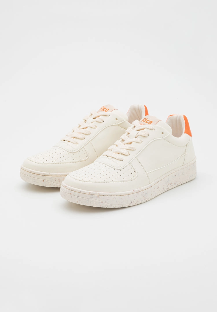 Sneaker Reinschlüpfen Sneaker OPEN21 ecru / orange | RICE