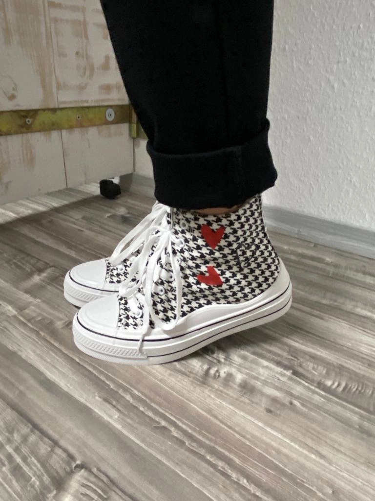 Sneaker "Herzliebe" schwarz/wei Peek Und Cloppenburg Sneaker