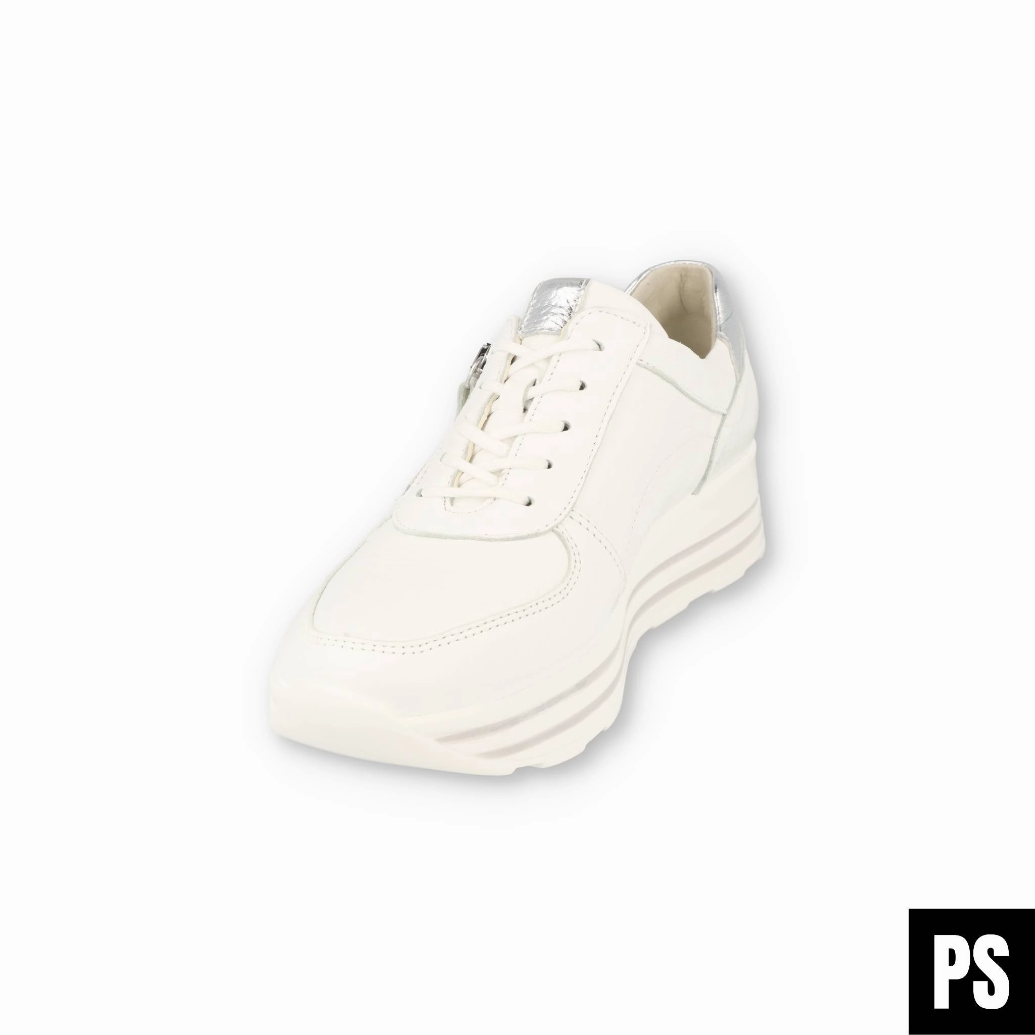 Clean Sneaker White SNEAKER HIRSCHLEDER REISSVERSCHLUSS - Lana