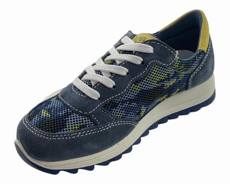 Primigi Kinder Schuhe Jungen Sneaker Blau/Wei Leder/Texti Sneaker Killshot 2