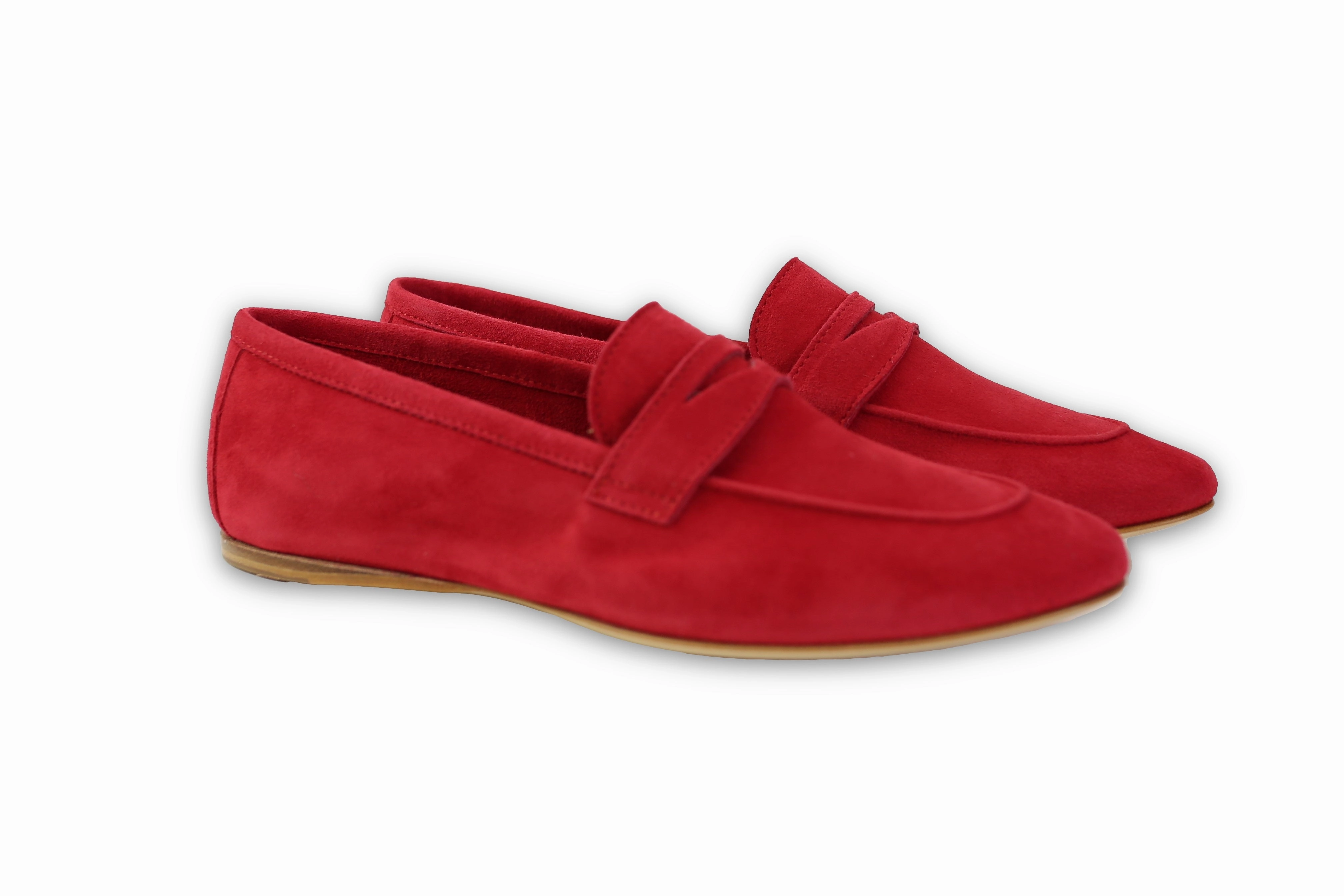 Loafers Fit Pocket Primula Red