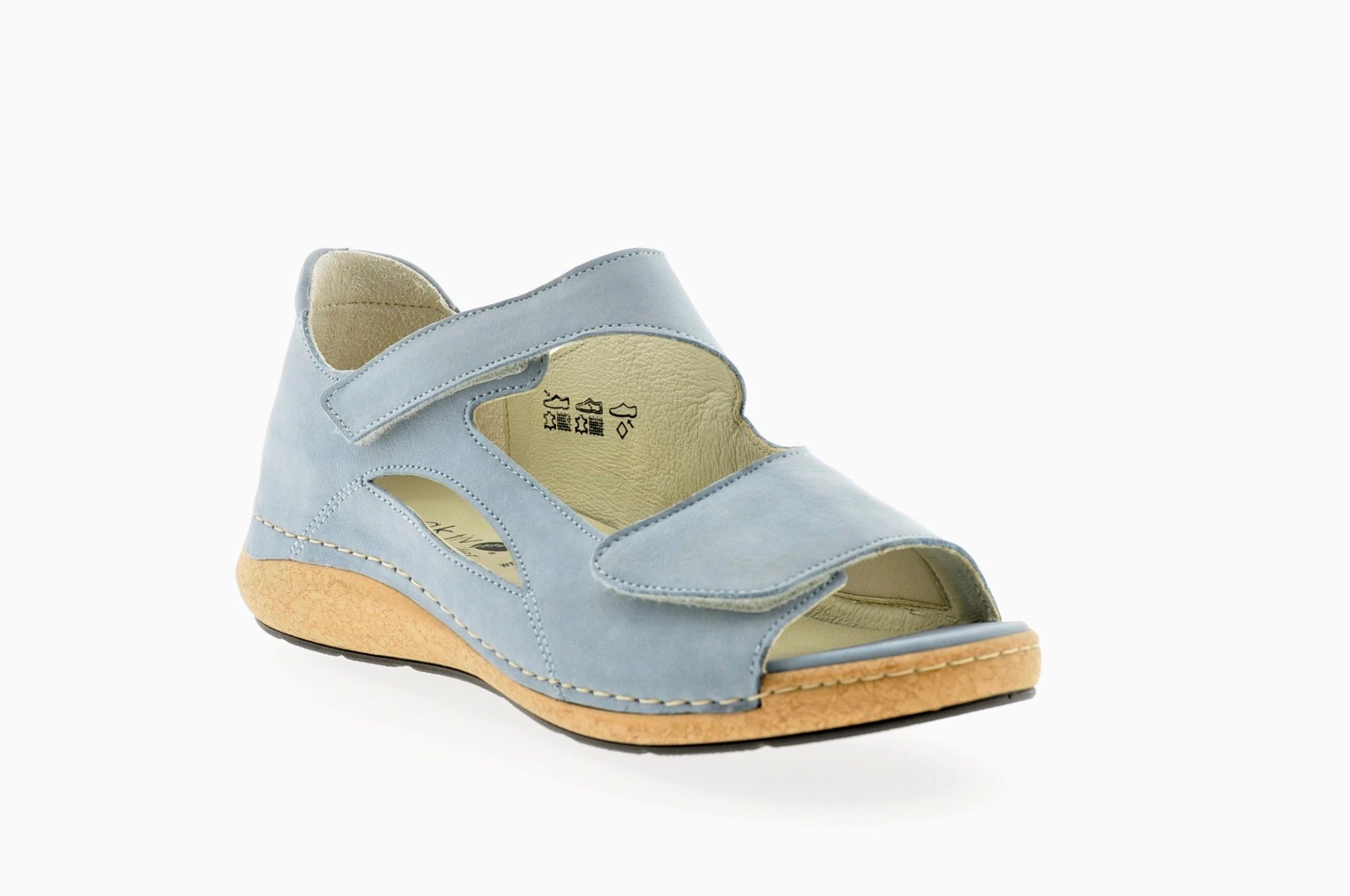 Geschlossene Sandalen Leder Waldlaufer 46896