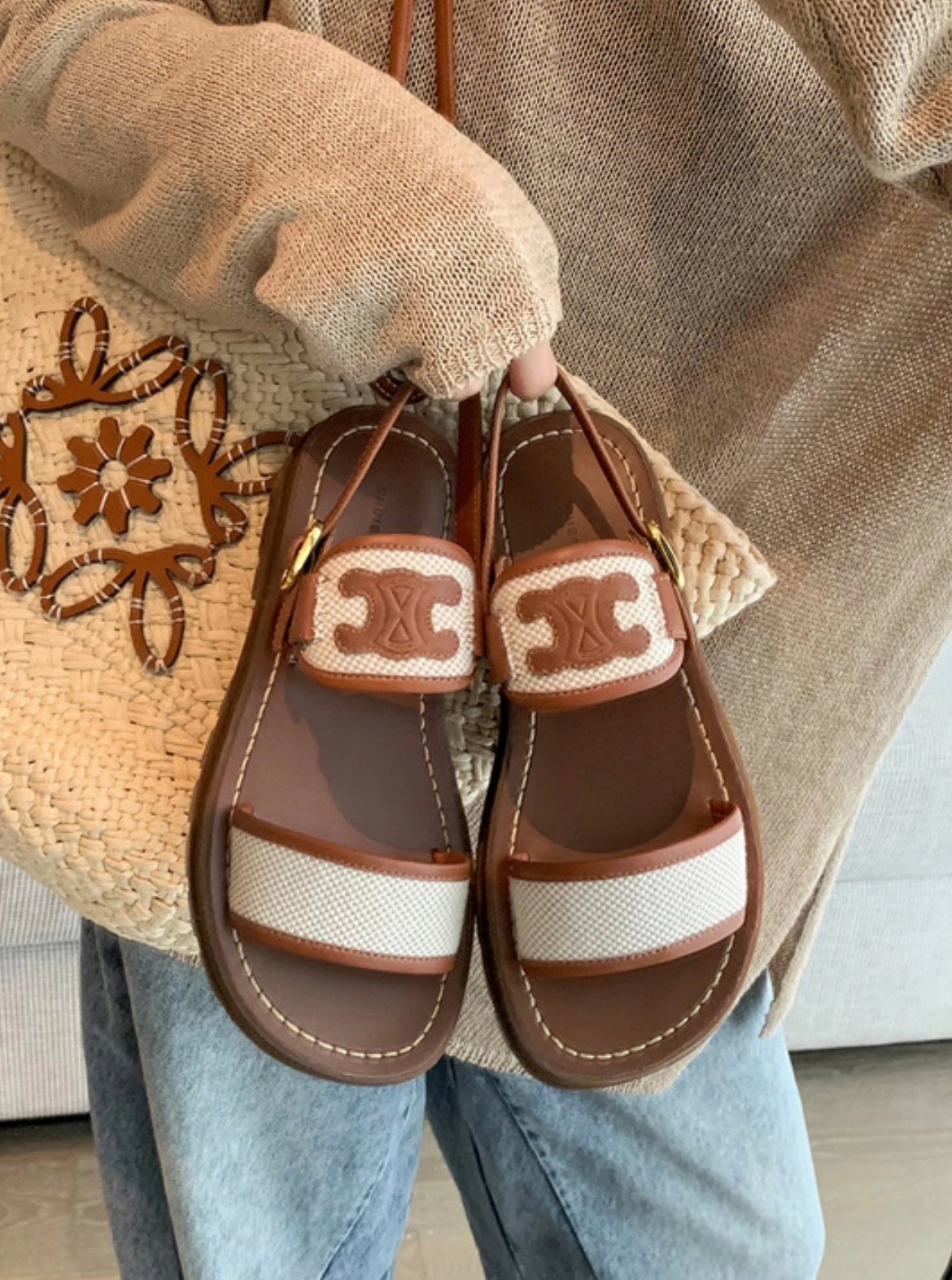 Pepino Sandalen CELINA Sandalen Black/ Brown