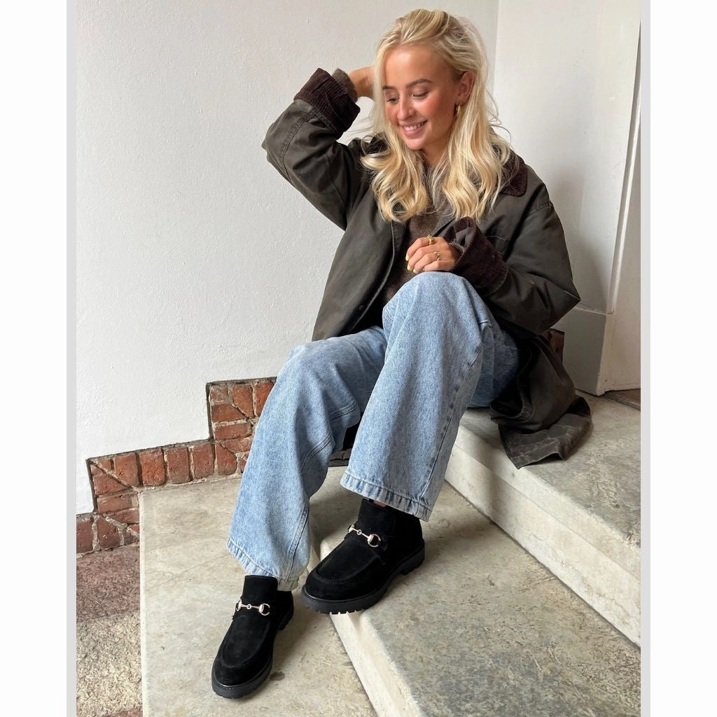 FLYING BOOT SUEDE - BLACK Stiefel Crushing