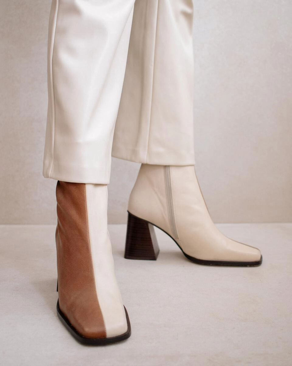 Yvonne Catterfeld Stiefel SOUTH BICOLOR CAMEL BEIGE